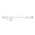 700mA 17.5w AC DC corriente constante controlador LED regulable con triac dimmer